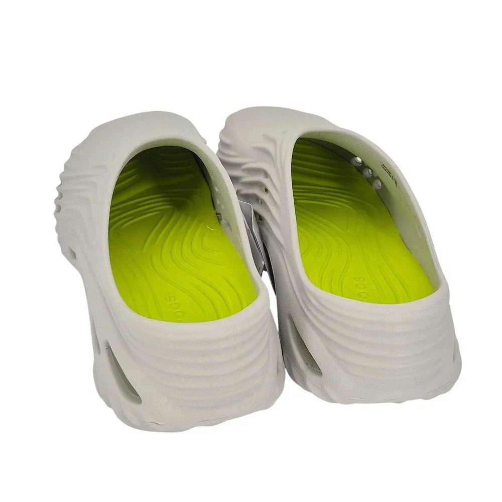 Crocs Echo Wave Clogs Atmosphere Gray Men's Size 11 Sandals Shoes NEW
